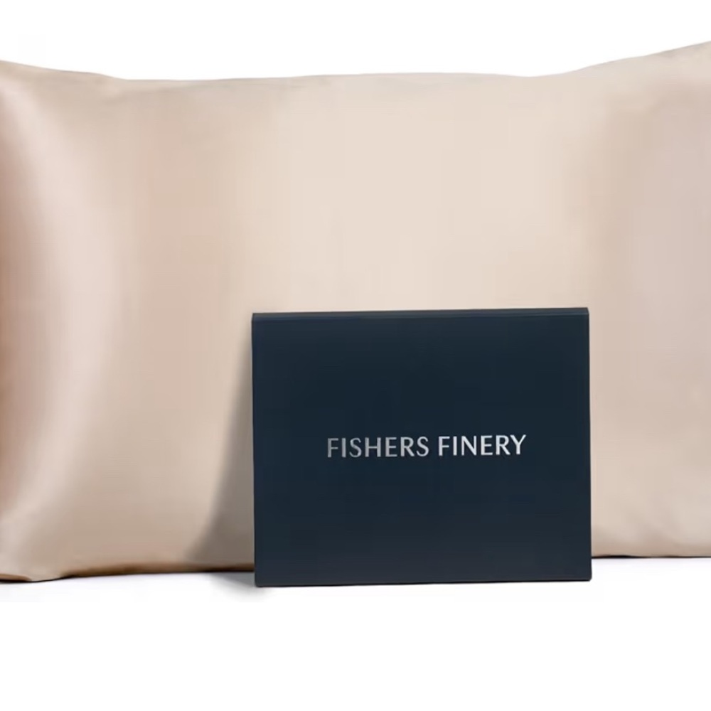 Fishers Finery Cream Silk Pillowcase